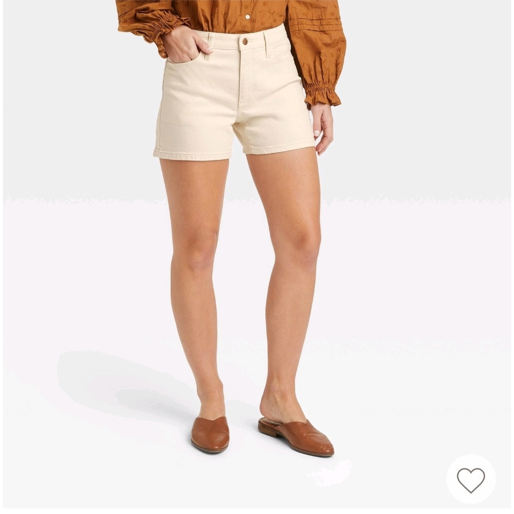 Universal Thread High Rise Midi Jean Shorts